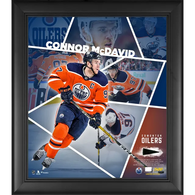 Highland Mint Edmonton Oilers Connor McDavid Impact Jersey Photo Frame