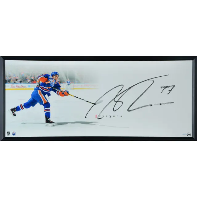 Connor McDavid Edmonton Oilers Fanatics Authentic Unsigned White