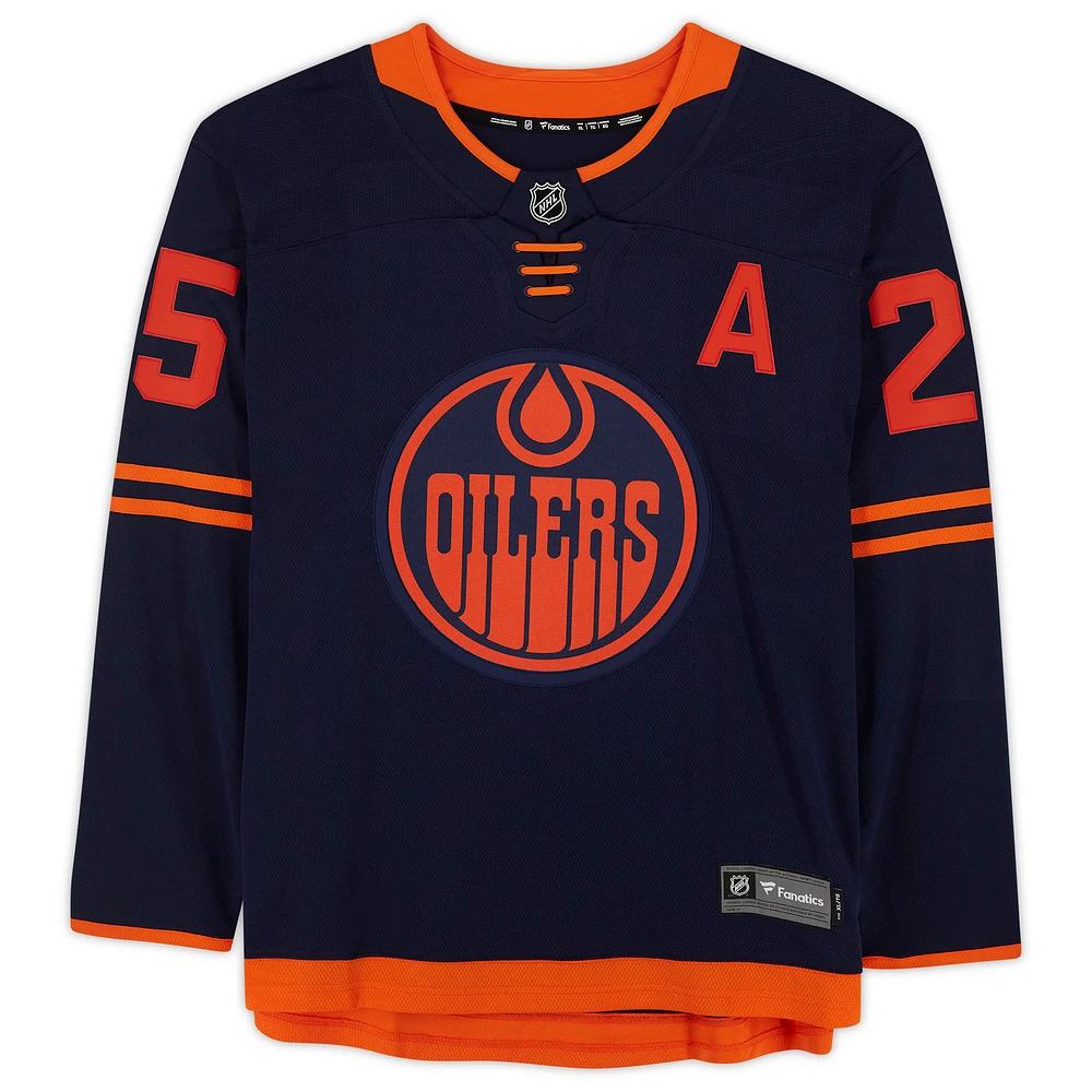 Darnell Nurse Navy Edmonton Oilers Autographed Fanatics Breakaway Alternate Jersey