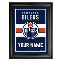 Edmonton Oilers 12'' x 16'' Personalized Team Frame