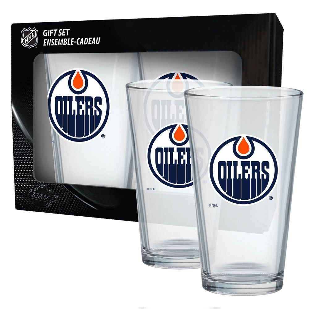 Edmonton Oilers 2-Pack 16oz. Mixing Glasses