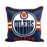 Edmonton Oilers 2-Pack 50" x 60" Holiday Throw Blanket and Cushion Set