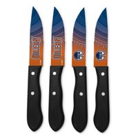 Edmonton Oilers 4-Piece Steak Knife Set