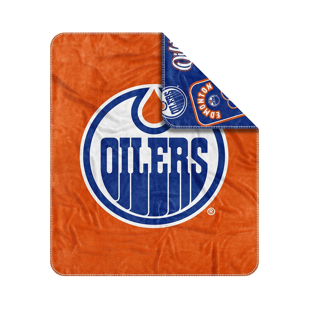 Couverture Dream Weave 50" x 60" des Oilers d'Edmonton