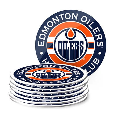 Oilers d'Edmonton - Ensemble de 8 sous-verres