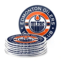 Oilers d'Edmonton - Ensemble de 8 sous-verres