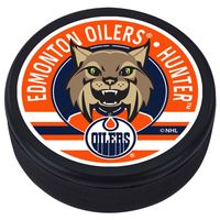 Edmonton Oilers - Mascot Design Hockey Puck