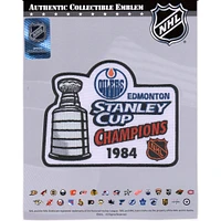 cusson de maillot non signé de l'emblème national des champions de la Coupe Stanley des Oilers d'Edmonton