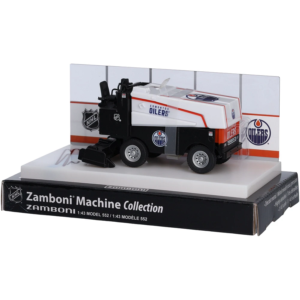 Evan Bouchard Edmonton Oilers Autographed 1:43 Scale Die-Cast Zamboni