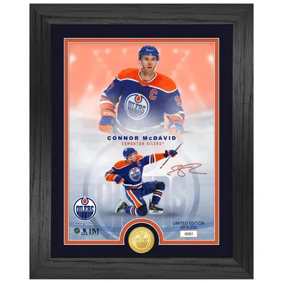 Connor McDavid Edmonton Oilers Highland Mint 13'' x 16'' Framed Photo Collage Mint