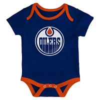 Infant Edmonton Oilers Legend 3-Pack Bodysuit Set