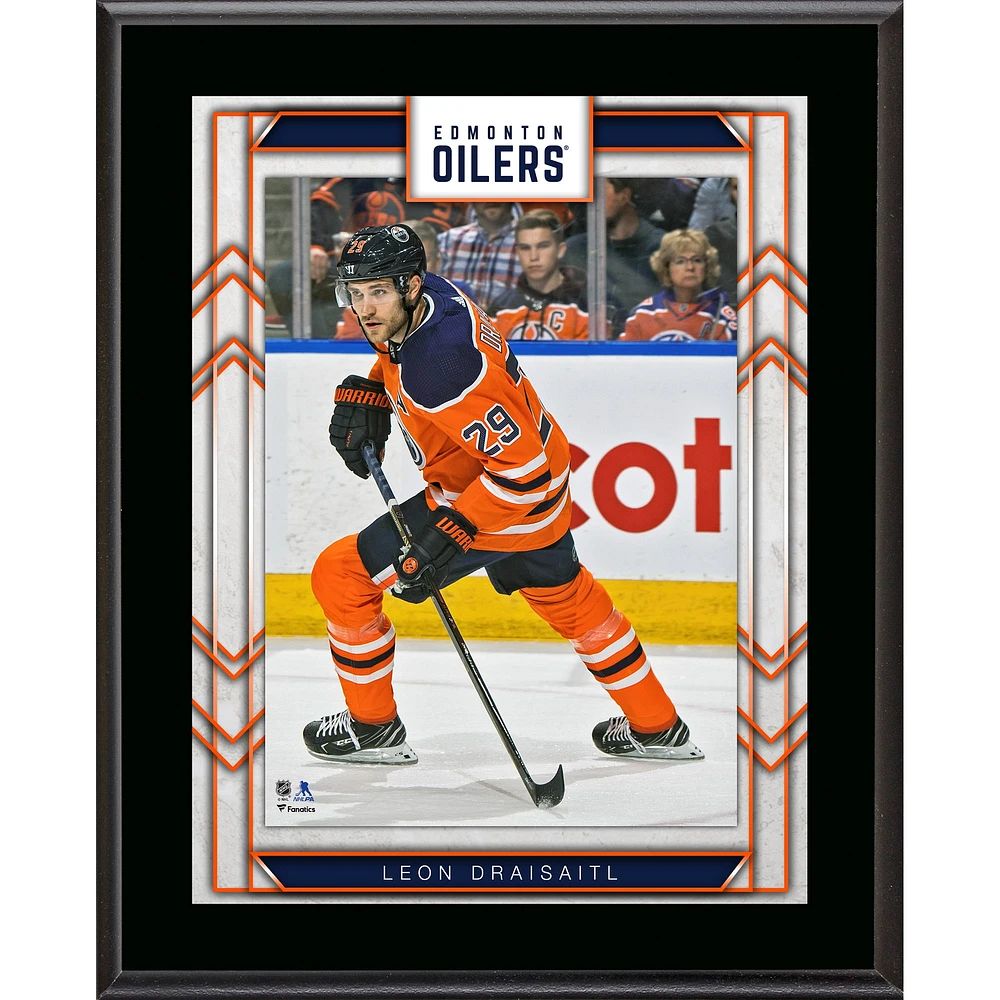 Leon Draisaitl Edmonton Oilers 10.5" x 13" Sublimated Player Plaque
