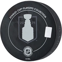 Leon Draisaitl Edmonton Oilers 2024 Western Conference Champions Autographed Hockey Puck