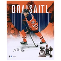 Leon Draisaitl Edmonton Oilers Autographed 2020 Hart & Art Ross Stylized Photograph - Limited Edition #129/129