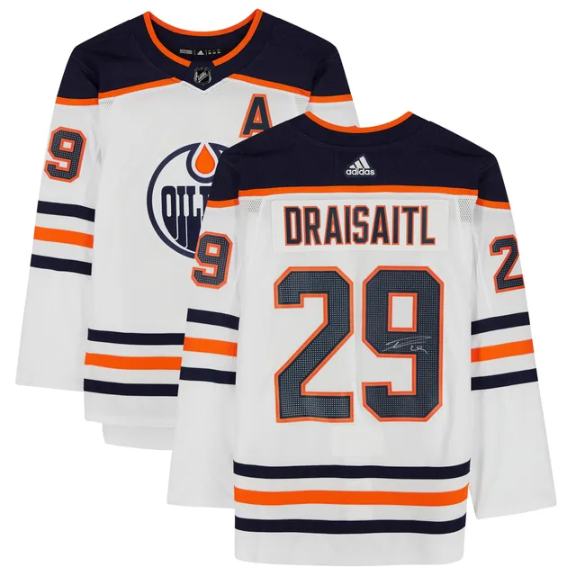 Leon Draisaitl Autographed Edmonton Oilers Replica Reverse Retro Jersey