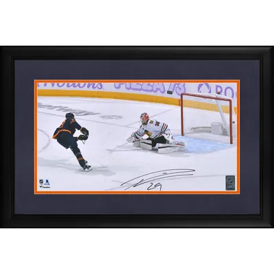 Leon Draisaitl Edmonton Oilers Autographed Orange Adidas Authentic Jersey  with 2020 Hart + Art Ross Inscription