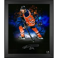 Leon Draisaitl Edmonton Oilers Autographed Framed 20" x 24" In Focus Photograph