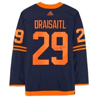 Leon Draisaitl Edmonton Oilers Autographed Navy Alternate Adidas Authentic Jersey