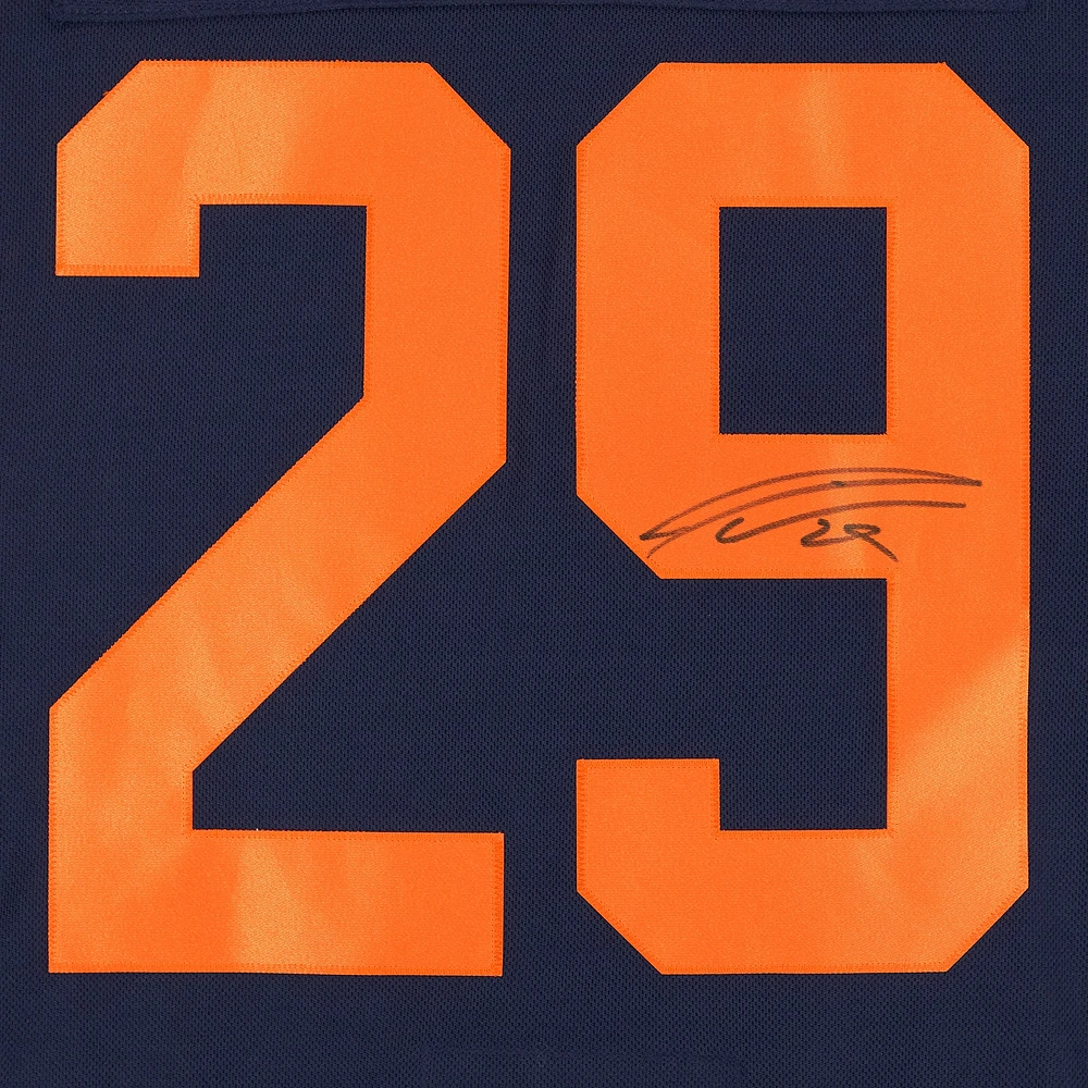 Leon Draisaitl Edmonton Oilers Autographed Navy Alternate Adidas Authentic Jersey
