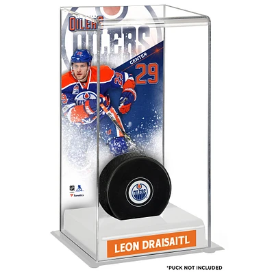 Leon Draisaitl Edmonton Oilers Deluxe Tall Hockey Puck Case