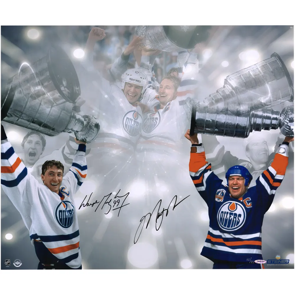 Wayne Gretzky - Signed & Framed Edmonton Oilers Blue Jersey