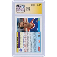 Mark Messier Edmonton Oilers Autographed 1991-92 Score Canadian Bilingual #505 CGC Fanatics Witnessed Authenticated 9/10 Card with "HOF 2007" Inscription