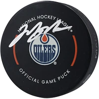 Mark Messier Edmonton Oilers Autographed Official Game Puck