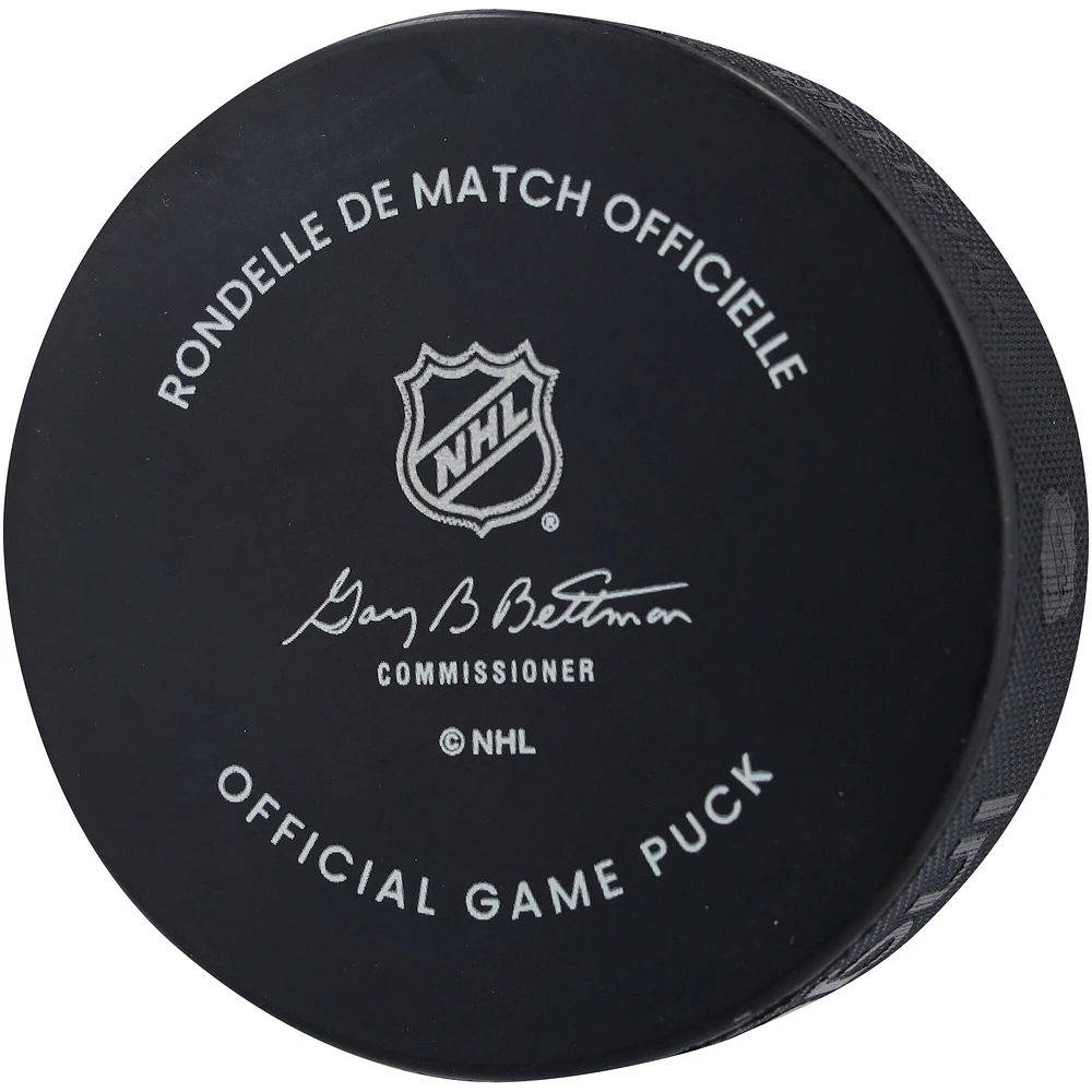 Mark Messier Edmonton Oilers Autographed Official Game Puck