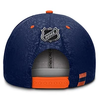 Men's Fanatics  Navy Edmonton Oilers Snapback Hat