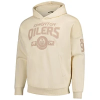 Men's Levelwear Connor McDavid Khaki Edmonton Oilers Name & Number Pullover Hoodie
