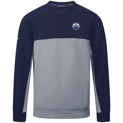 Men's Levelwear  Navy Edmonton Oilers Legacy Pullover Sweatshirt