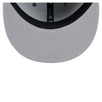 Men's New Era  Navy/Light Blue Edmonton Oilers Color Pack Two-Tone 59FIFTY Fitted Hat