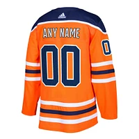 Homme adidas Orange Edmonton Oilers Authentic Pro - Maillot personnalisé