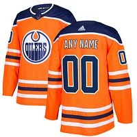 Homme adidas Orange Edmonton Oilers Authentic Pro - Maillot personnalisé