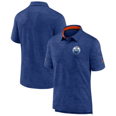 Fanatics Men's St. Louis Blues Part Button Short Sleeve Polo Shirt