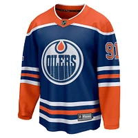 Men's Fanatics Evander Kane Royal Edmonton Oilers Home Breakaway Player - Jersey