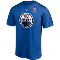 Fanatiques masculins de marque Mark Messier Royal Edmonton Oilers Authentic Stack Nom et numéro du joueur retraité - T-shirt