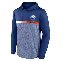 Men's Fanatics Navy Edmonton Oilers Podium - Pullover Hoodie