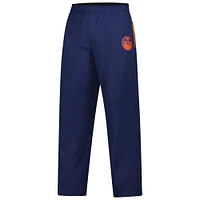 Pantalon de patinoire Fanatics bleu marine pour homme des Oilers d'Edmonton