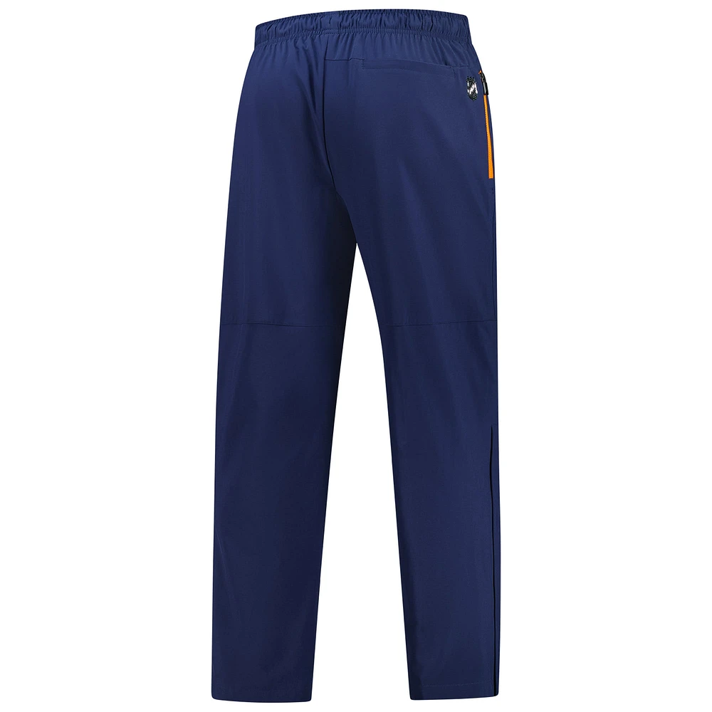 Pantalon de patinoire Fanatics bleu marine pour homme des Oilers d'Edmonton