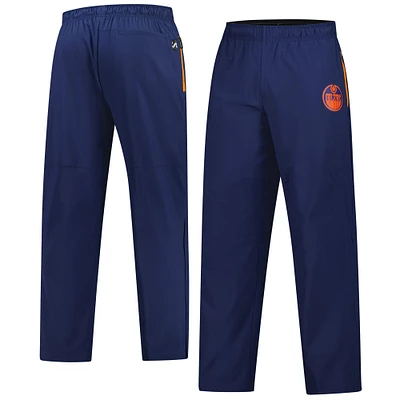 Pantalon de patinoire Fanatics bleu marine pour homme des Oilers d'Edmonton