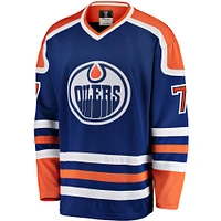 Fanatics pour hommes Paul Coffey bleu Edmonton Oilers Premier Breakaway Retired - Maillot de joueur