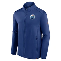 Men's Fanatics Royal Edmonton Oilers Authentic Pro Full-Zip Jacket