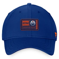 Casquette flexible authentique du camp d'entraînement professionnel des Royal Edmonton Oilers Fanatics pour hommes