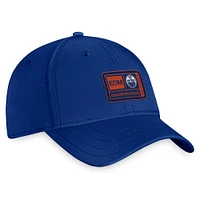 Casquette flexible authentique du camp d'entraînement professionnel des Royal Edmonton Oilers Fanatics pour hommes