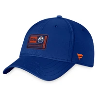 Casquette flexible authentique du camp d'entraînement professionnel des Royal Edmonton Oilers Fanatics pour hommes