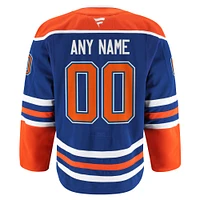 Men's Fanatics Royal Edmonton Oilers Home Authentic Pro Custom Jersey