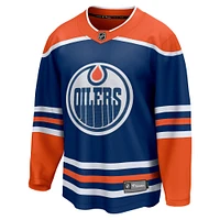 Fanatics pour hommes Royal Edmonton Oilers Home Premier Breakaway Blank - Maillot