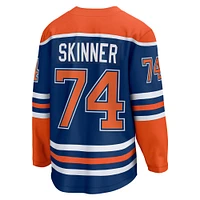 Maillot de joueur échappé à domicile Fanatics Stuart Skinner des Royal Edmonton Oilers pour hommes