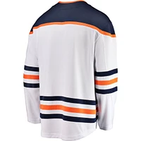 Fanatiques pour hommes de marque White Edmonton Oilers Breakaway - Maillot vierge